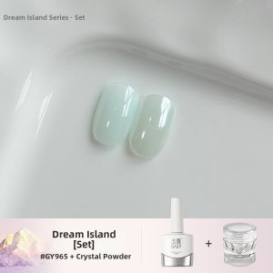 GAOY | Internet Celebrity Popular Mint Green Cream Pudding Nail Polish Gel
