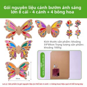 JIEXI | Bộ Kit Thủ Công DIY Bướm Bóng Màu