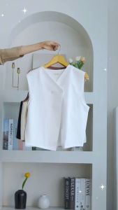 VEST WANITA OUTER FREE SIZE SEMI WOL /KIMI VEST CROP TOP /  VEST KOREAN STYLE / VEST BASIC WANITA