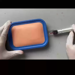 Human Skin Venipuncture IV Injection Training Silicone Pad Model Venous Blood Drawing Practice Moudel