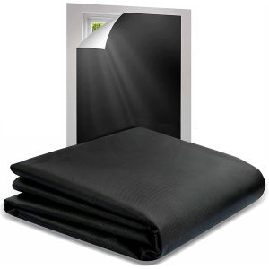 Customizabled Blackout Curtain Portable Travel Blocking Darkest Window Film Cloth Removable DIY Blackout Curtains Sun Protection