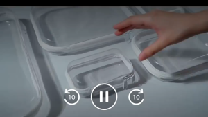Transparent Multi-purpose Storage Box Small Clothes Toys Washroom Cosmetic Storage Bag Hard Case Travel Organizer