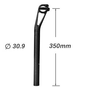 ELITAONE Sợi Carbon Yên Xe Đạp Post 5mm Setback MTB/Xe Đạp Đường Bộ Có Thể Điều Chỉnh 25.4/27.2/30.9/31.6mm Nhẹ 150g