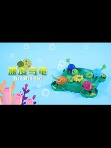 Hungry Turtle Game Permainan Papan Refleks Cepat yang Intens untuk Keluarga Interaktif Kura-kura Lapar