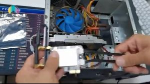 SmartTech Tuya Smart WiFi or Zigbee PCIe Computer switch. With Child lock and RH433Remote