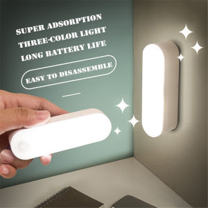 10CM LED Multifunctional Desk Lamp Bedroom Wall Mounted Magnetic Bedside Light USB Charging Button Dimmable Emergency Light