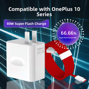 SENZAOZHE | Super Flash Charge Fast Charger 80Watts For OnePlus 10 Pro