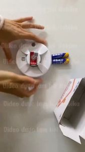 【🔥HCM/24H】Chuông báo cháy báo khói không dây báo cháy tự động cảm biến khói dùng pin độ nhạy cao