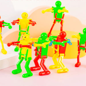 5 Set Fun Wind Up Dancing Robot Games Boys Girls Birthday Party Favor Piñata Filler Christmas Kindergarten Kids Toy Gift Reward