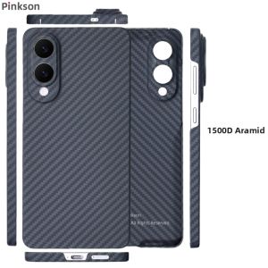 pinkson | Ultra-thin Full Enclosure Matt Hard Case with Kevlar Carbon Fiber Pattern and Heat Dissipation Phone Case