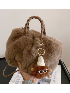 BAORUIFU | Handy Fluffy Versatile Stylish Furry Cloud Bag