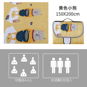 Thickened Portable Picnic Mat Outdoor Camping Tent Ground Pad Waterproof Moisture Proof Park Grass Mat for Hiking And Travel