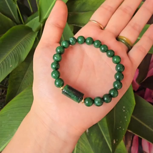 Q1556 Vòng Cẩm Thạch Sơn Thủy 8li mix lu thống Cẩm Thạch Sơn Thủy - Phong Thuỷ TUDO P