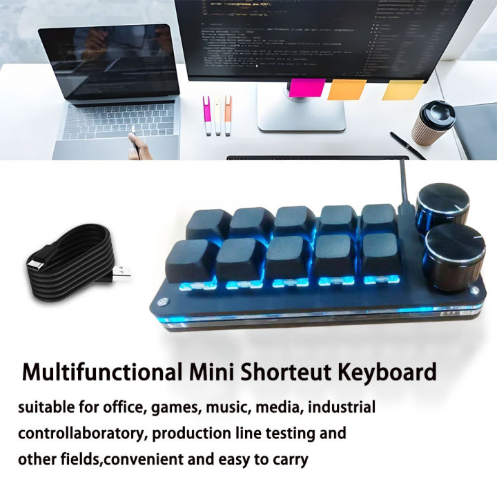 Dual Knob + 10 Key Multi-layer Customizable Key Office Design ...