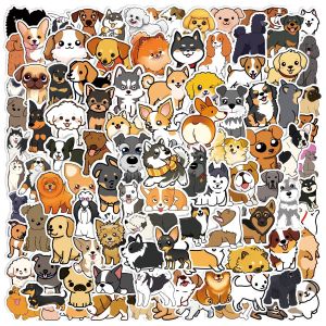 100PCS Cute Mix Dog Cartoon Animals Graffiti Stickers DIY Phone Guitar Laptop Notebook Suitcase Cup Waterproof Sticker Kids Toy