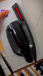 PERODUA BEZZA 2016-2024 PCS DOOR BOWL COVER CARBON ACCESSORIES GLOSSY EFFECT