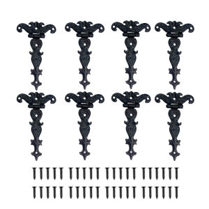 2/4/8PCS Heavy Duty Antique T-Hinges With Screws 69x113MM Zinc AlloBarn Door Decorative Hinges For Cabinets And Wooden Boxes