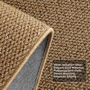 HONGLIDA | Customized Jute-Style Carpet Large Area