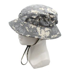 1pc Men Boonie Hat Outdoor Hiking Fishing Hunting Camo Bucket Hat Packable Travel Summer Beach Hat Balaclava Adjustable Sun Hat