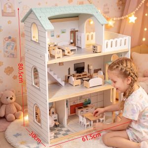 Princess Castle Wooden House Toys