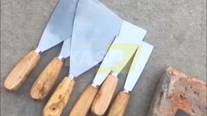 10PCS Spackle Putty Knife Spatula Paleta With Wooden Handle