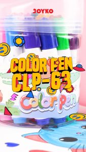 Color Pen Pulpen Pena Warna Joyko CLP-63 12 & 24 Warna