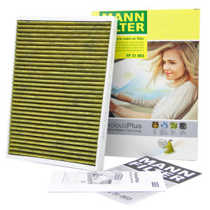 Mann Filter | MANN FILTER FP31003 Cabin Filter For Audi A4L/A6L/A5/Q5L/Q7/A7/A8L/S4/S5/ Cayenne/ Bentayga/ Touareg/Lamborghini Urus