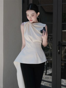 Áo Sơ Mi Tay Ngắn Thiết Kế Độc Đáo Elegance Dây Nơ Slim Fit