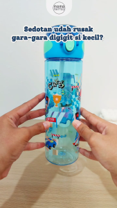 SUGARBABY Replacement Straw Kit TKB SL 600ml / Sedotan Botol Tritan Kid Bottle Slim 600ml