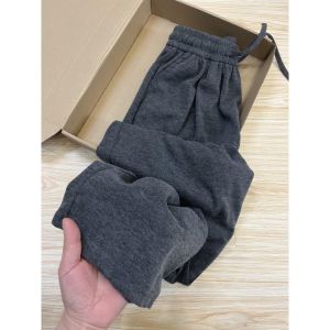 กางเกงขากว้างผ้าฮาราจูกุเอวสูงสำหรับผู้หญิง กางเกงขายาวทรงหลวม ทรงหลวม ทรงยาว เอวสูง ทรงหลวม กางเกงขายาวทรงหลวมสำหรับฤดูใบไม้ร่วงและฤดูหนาว