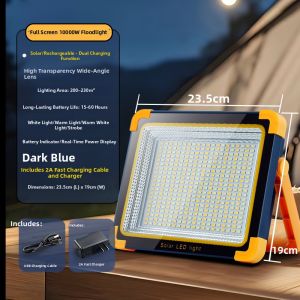 HONGDILAI | Solar Rechargeable Ultra Bright LED Lighting Lamp