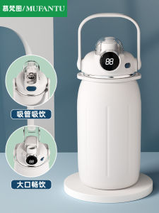 แก้วน้ำสแตนเลส 316 ความจุขนาดใหญ่ ทรงเรขาคณิต เหมาะสำหรับผู้ชายและผู้หญิง ดื่มน้ำได้ตลอดทั้งปี แก้วน้ำดูดแบบพลาสติกสำหรับเด็ก