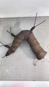 Thân Cây Bonsai Mai Đào Quýt Quất – Kẽm Nhung Thủ Công (Không Kèm Hoa)