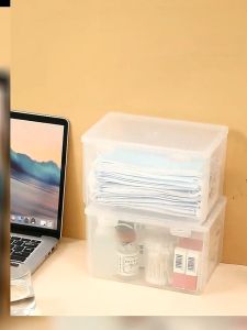 HH01-4 กล่องพลาสติกอเนกประสงค์ทรงสี่เหลี่ยมสูงมีฝาปิด[6] I3-1