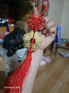 DÂY TREO XU HOA MAI PHONG THỦY