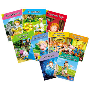 Spanish Set Of 10 Fairy Tale Books Libros Childrens Bedtime Stories Companion Reading Color Content For Preschool Learning