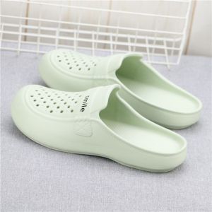 IELGY รองเท้าแตะเท้าแบนคู่ระบายอากาศได้ดีใหม่ฤดูร้อนกันลื่นสวมใส่สบายกันน้ำพื้นรองเท้านุ่มสำหรับชายหาด