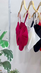 TW18763 set 2ชิ้น เสื้อสายเดี่ยว + กระโปรงยาว ..