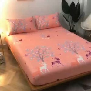 Hot Sale Bedsheets 3 in 1 Set Soft Cotton Bed Sheet On Sale Washable Single 90cm/Queen 150cm Size (2 pillow cases+1 bedsheet) With Black/White/Grey/Red/Orange/Yellow/Green/Cyan/Blue/Pink/Cartoon/Bar New Good Life Bedding Sets Textiles COD