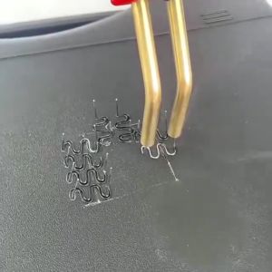 PROMO Taffware alat Solder Pistol Las Plastik Bumper Body Motor Mobil Kendaraan Retak 220V 50W Free 200 Pcs Kuku Las