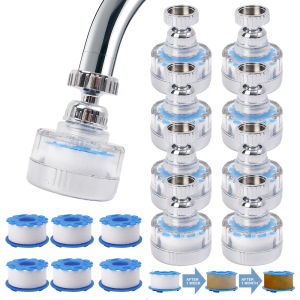 Kitchen Faucet Water Tap Filter Bubbler Filter for Hard Water Bath Filtration Purifier Remove Chlorine Heavy Metal Filtered