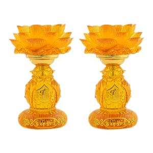 Lotus Lamp Buddha Light Long Burning Lamp Home Use Buddha before Guanyin LED Plug-In Colorful New Version Wealth God Lamp