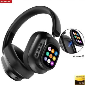 หูฟังไร้สายบลูทูธ AI LCD หน้าจอสัมผัส เสียงเบสหนักแน่น คุณภาพเสียงระดับไฮไฟ พร้อมระบบตัดเสียงรบกวน ANC สำหรับเล่นเกม พร้อมไมโครโฟน HD