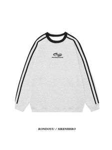 American Retro Oversize Hoodie Men Women Autumn Winter Fleece Lazy Style High End Sensation Super Good Looking Couple Outfit Jacket