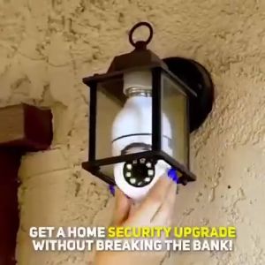 Xiaomi V380 CCTV Camera Wireless Bulb Connection Cellphone Mobile Phone 1080P Home Smart Security Two-Way Audio Night Vision CCTV Security Cameras IP Security Cameras