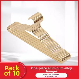 Adult Scratch-free Heavy-duty Non-slip Broad Shoulder Aluminum Clothes Hanger