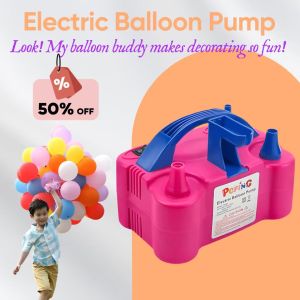 Professional 600W Balloon Inflator Machine Dual Nozzle Electric Air Pump for Fast Effortless Balloon Filling at Events