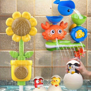 Interactive Suction Cup Bath Toy Set for Youngsters，Ideal for Youngsters and Schoolers Perfect Gift for Halloween Christmas
