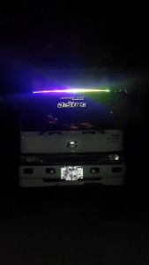 แถบไฟกระพริบ LED 12 24V RGB 5050SMD สําหรับตกแต่งรถบรรทุก รถพ่วง รถคาราวาน และเตือนเมื่อขับรถ 1 ชิ้น