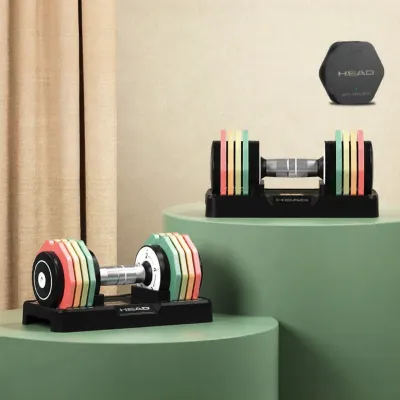 HEAD | Adjustable Weight Dumbbell Set for Home Use